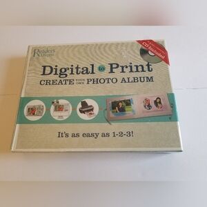 New Sealed Reader's Digest Digital to Print  Create Photo Album CD Included